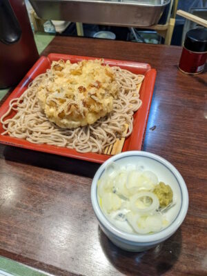 永坂更科 布屋太兵衛 新宿地下鉄ビル店の肉天もりそば